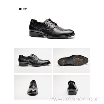 Wild wrikled leather dress shoe